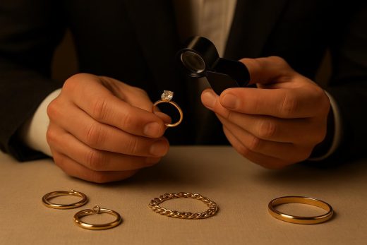Estimation d'un bijou et de l'or par un gemmologue à Nice