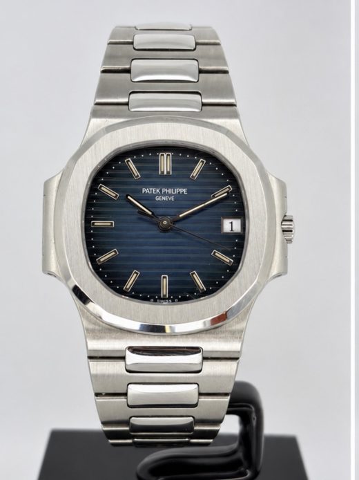Montre Patek Philippe Nautilus cadran bleu - Gérald Bémon Nice