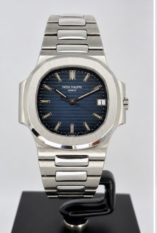 Montre Patek Philippe Nautilus cadran bleu - Gérald Bémon Nice