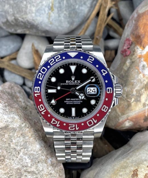 Montre Rolex GMT-Master II « Pepsi » bracelet Jubilé - Gérald Bémon Nice