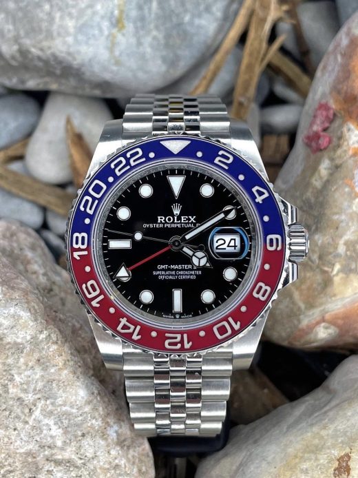 Montre Rolex GMT-Master II « Pepsi » bracelet Jubilé - Gérald Bémon Nice