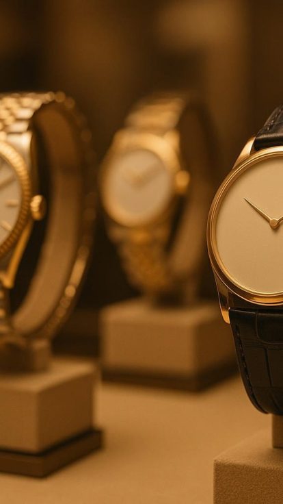 Vitrine de montres de prestige à Nice chez Gérald Bémon